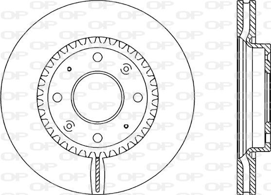 OPEN PARTS Jarrulevy BDA2084.20